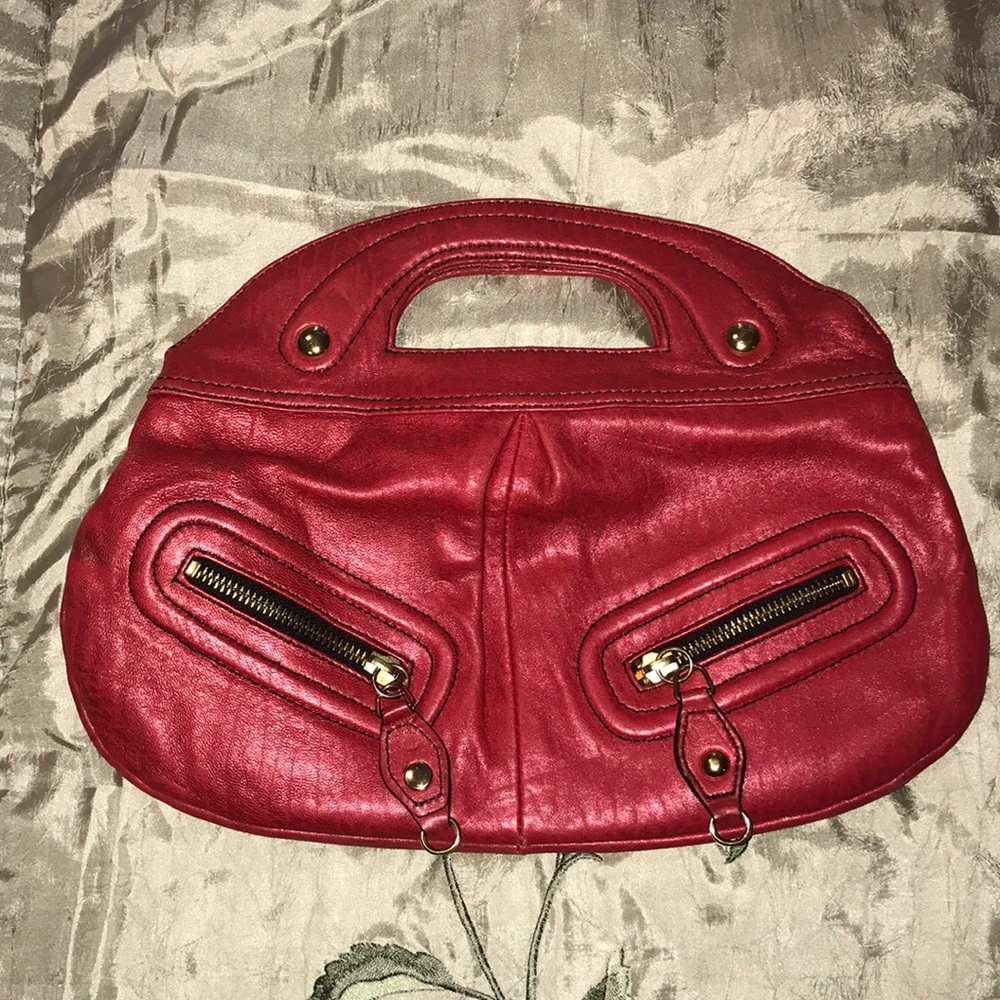 Hype Red Metallic clutch